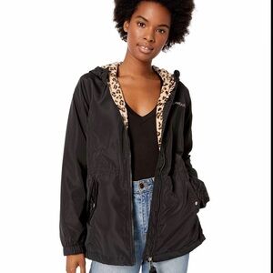 NEW! Rocawear Women’s Lightweight Black Leopard Jacket
